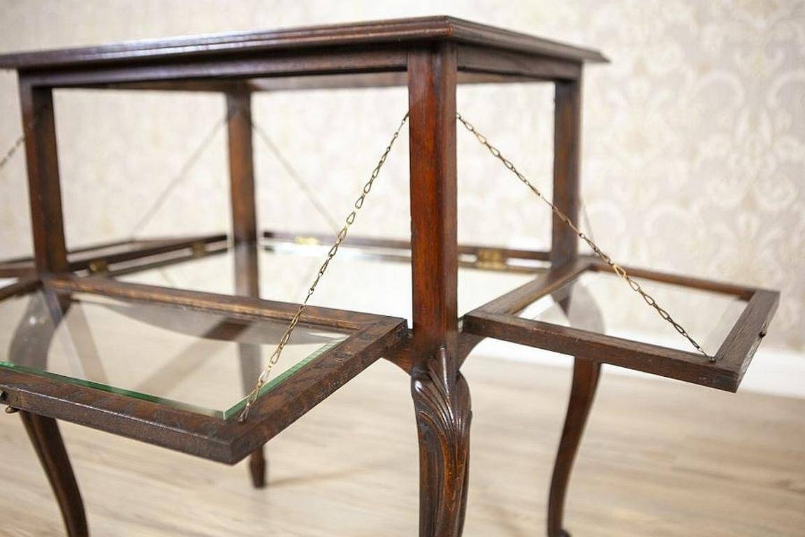 20th-Century Oak Tea Cabinet in Brown, 1950s
