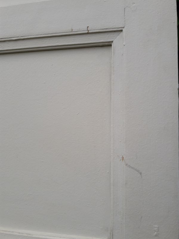 Porte vintage panneautée
