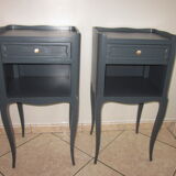 Anthracite grey style bedside pair