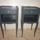 Anthracite grey style bedside pair