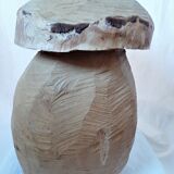 Bolet brutalist stool
