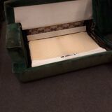 Velvet sofa 4 places convertible double bed