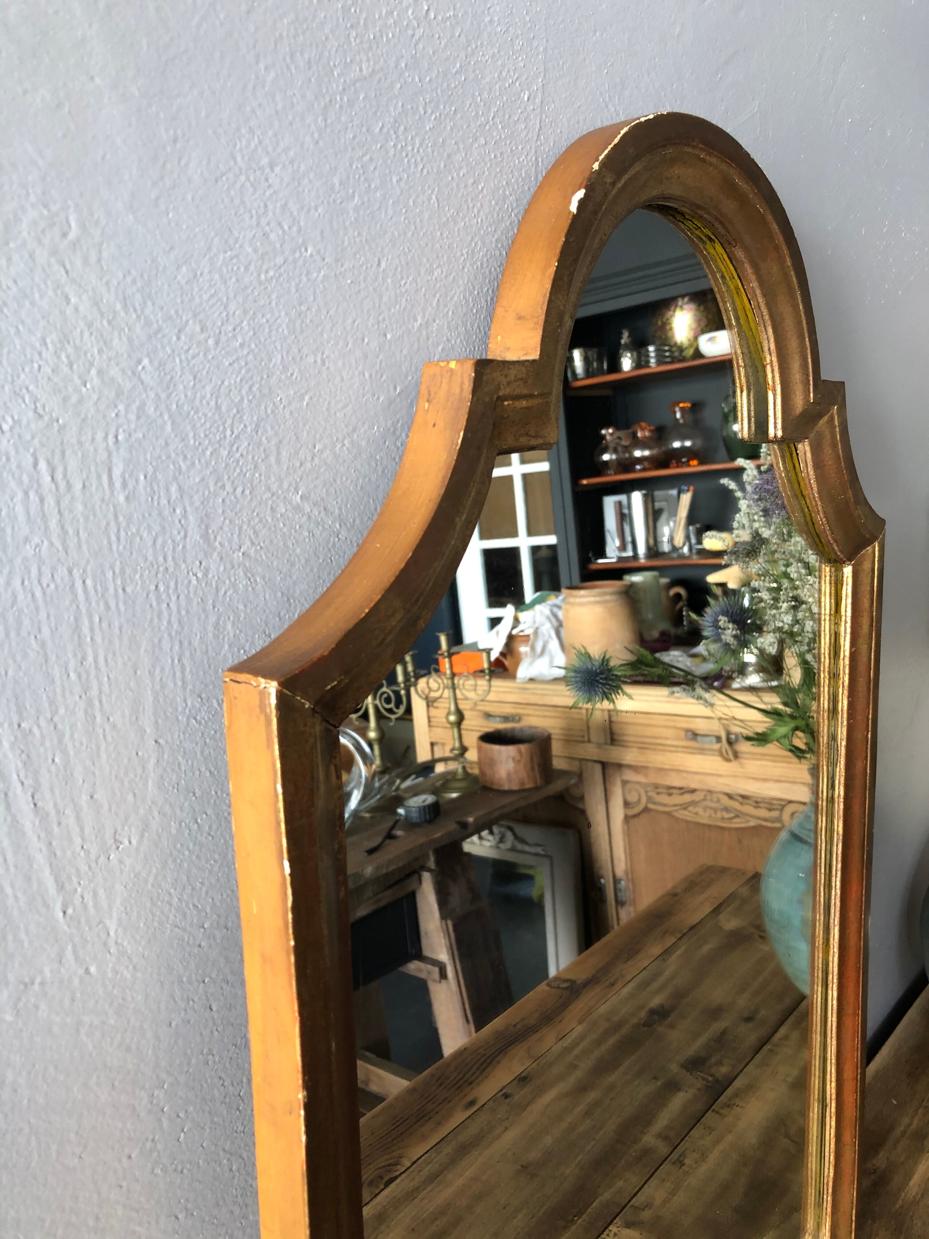 Old gold mirror 49 x 71 cm