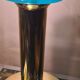 Lamp chrome and gold 1980
