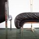 Siège en cuir avec chaise longue Ottomane modèle 1200 Eichenberger pour Girsberger