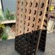 Bottle holder, antique wooden