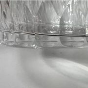 Ensemble de 7 gobelets cristal Baccarat modèle Richelieu Champigny