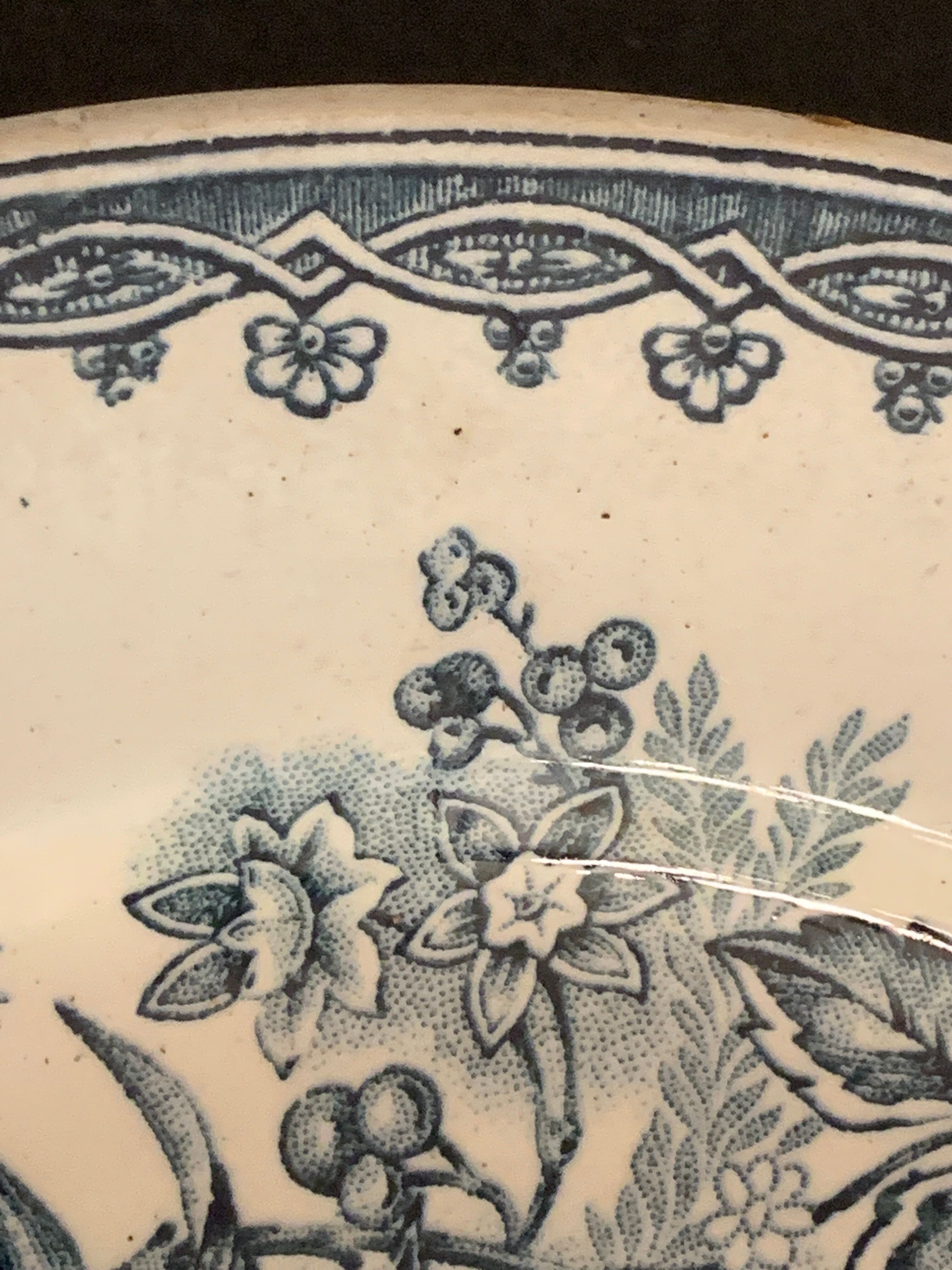 8 dessert plates St Amandinoise St Amand, model Margot