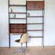 Free-standing teak bookshelf, Italy, 1960s