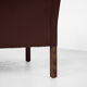 Danish 2-seater sofa in leather by Børge Mogensen for Fredericia