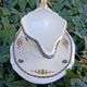Large antique sauceboat from Gien