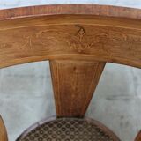 Art deco walnut chair