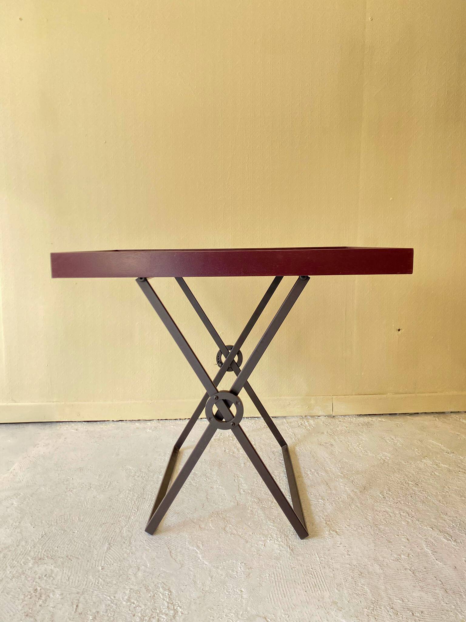 Peter ghyczy – set of 2 folding tables “pioneer t65”