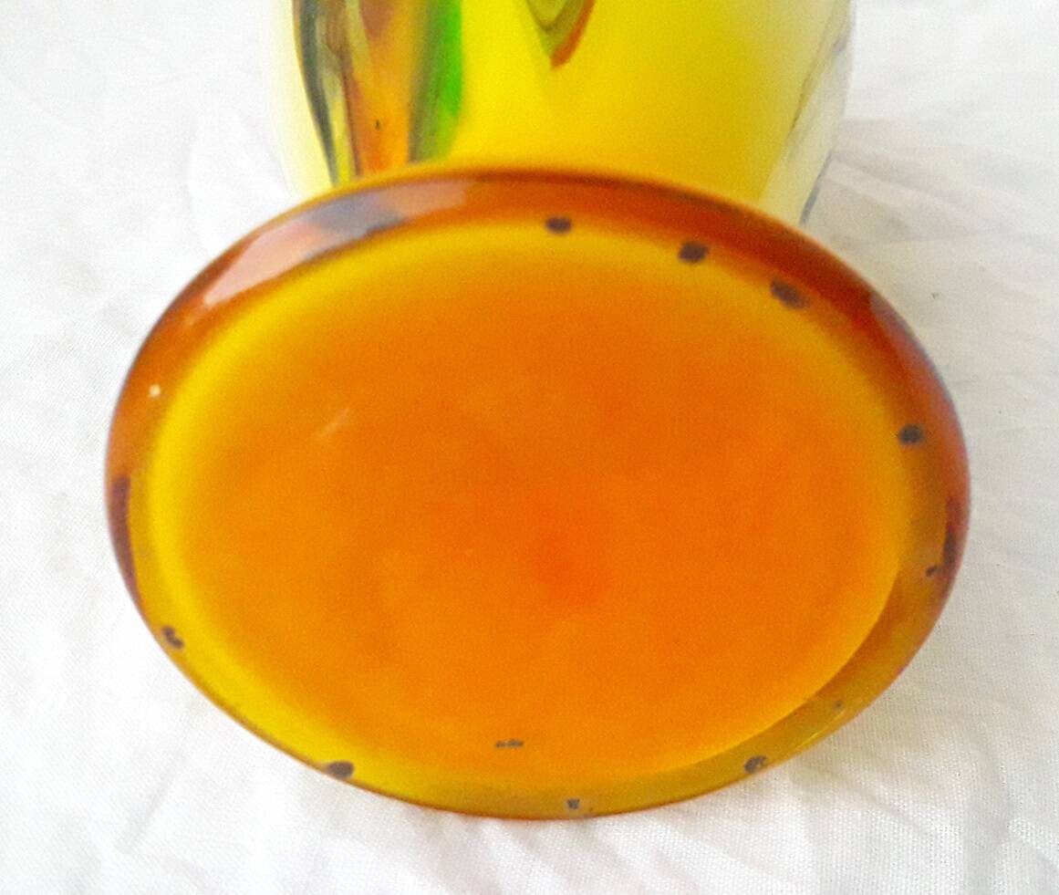 Tony Henri multicoloured glass vase