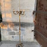 Louis XV style gilded bronze lampfloor, 1960s