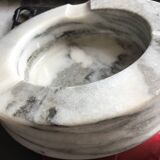 Grey marble ashtray