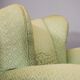 Fan-shaped armchairs set of 2