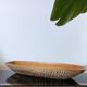 Vintage wooden plate by Aldo Tura for Macabo Italy