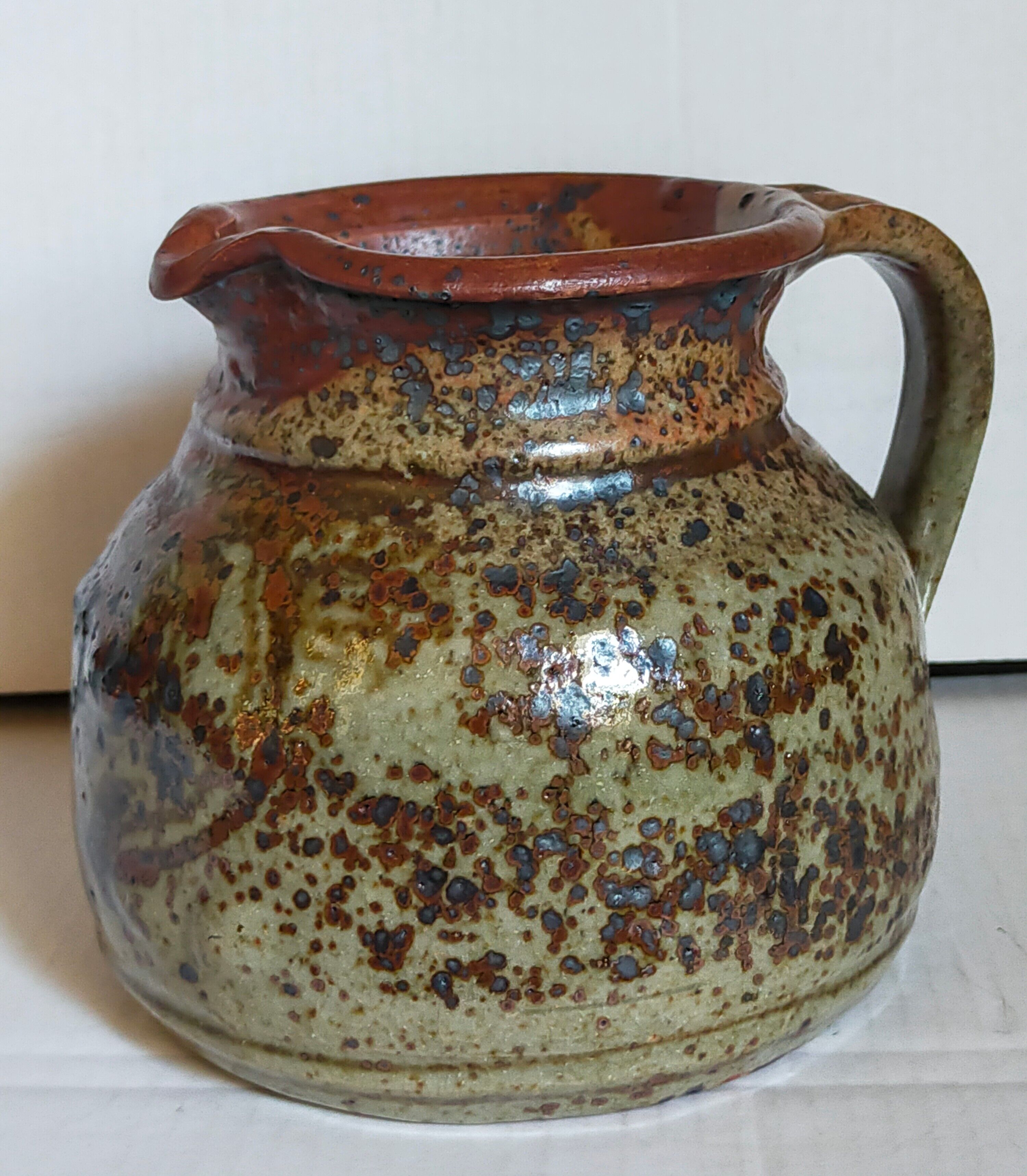 Traditional pottery sandstone pyrite Art-popular XIXth