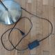 Vintage gold metal reading light