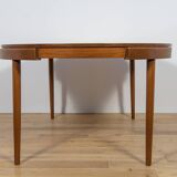 Mid-Century Teak Dining Table & Chairs by Hans Olsen for Frem Røjle, Denmark, 1960s, Set of 5