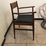 Fauteuil scandinave d'origine en teck