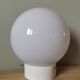 Vintage white opaline glass lamp globe ceiling light