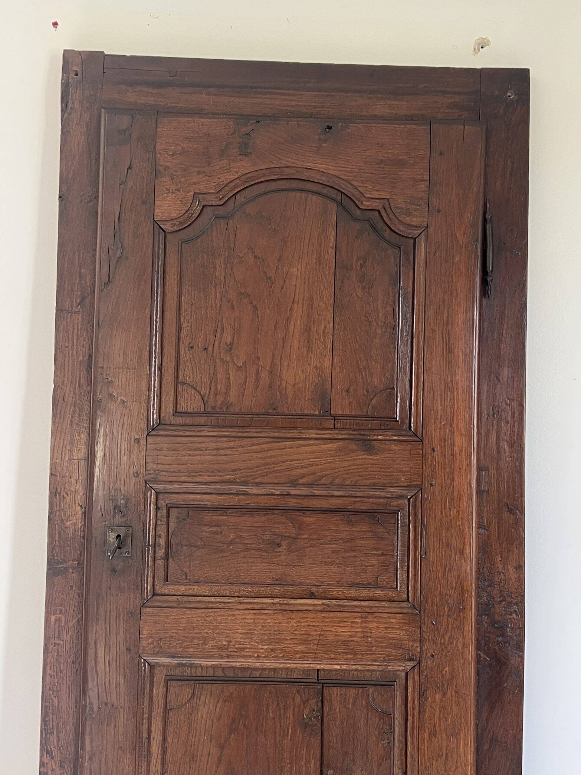 Beautiful set of 19th century solid oak cupboard doors
