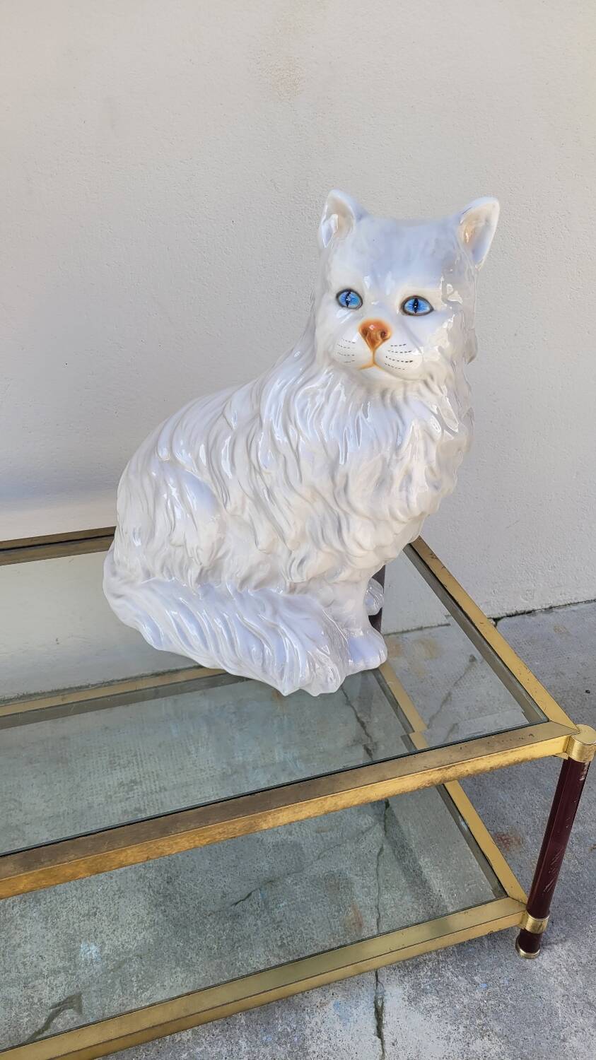 Jansen style brass designer coffee table - 1970s