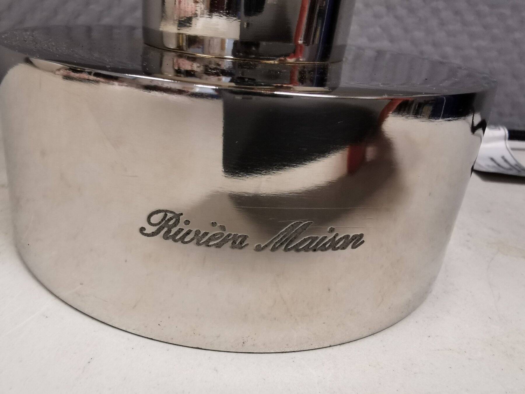Design lamp in chrome, from Dutch Reviera Maison.
