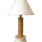 Lampe de table en bambou, RCM 1867 Italie, années 1970