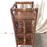 Old Sellette Tablet 3 Vintage Rotin Shelves