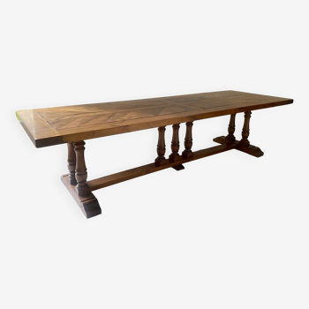 Très grande table monastère 3m10 bois