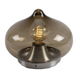 Brown glass 'drop' dijkstra lamp