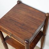 Art Deco pair of nightstands in walnut – 1940s