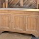 Enfilade ancienne en bois massif brut - 3 tiroirs 