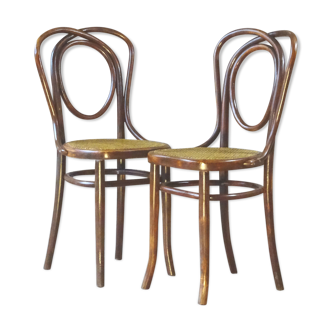 Two chairs no. 46 from kohn/ mundus/thonet circa 1925 cannes,