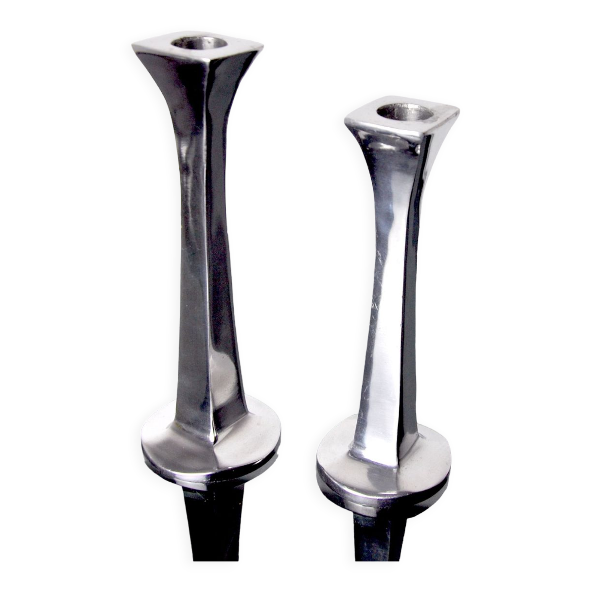 Pair of candlesticks by Arte3, 1980, Spain