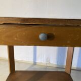 Walnut and beech side table - 1940