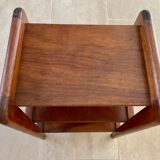 Teak sofa end table 1950 France