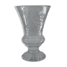 Crystal vase carved bohemian height 31 cm for 3kg 870