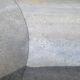 Old zinc bathtub