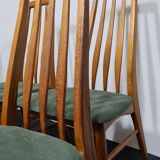 Ensemble vintage de chaises à manger en teck par Niels Koefoed pour Koefoed Hornslet