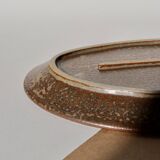 Trio of stoneware plates