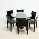Luciano Frigerio sculptural wooden Barium dining table