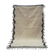 Moroccan Berber carpet beni Ouarain zanafi white and black diamonds 160x250cm