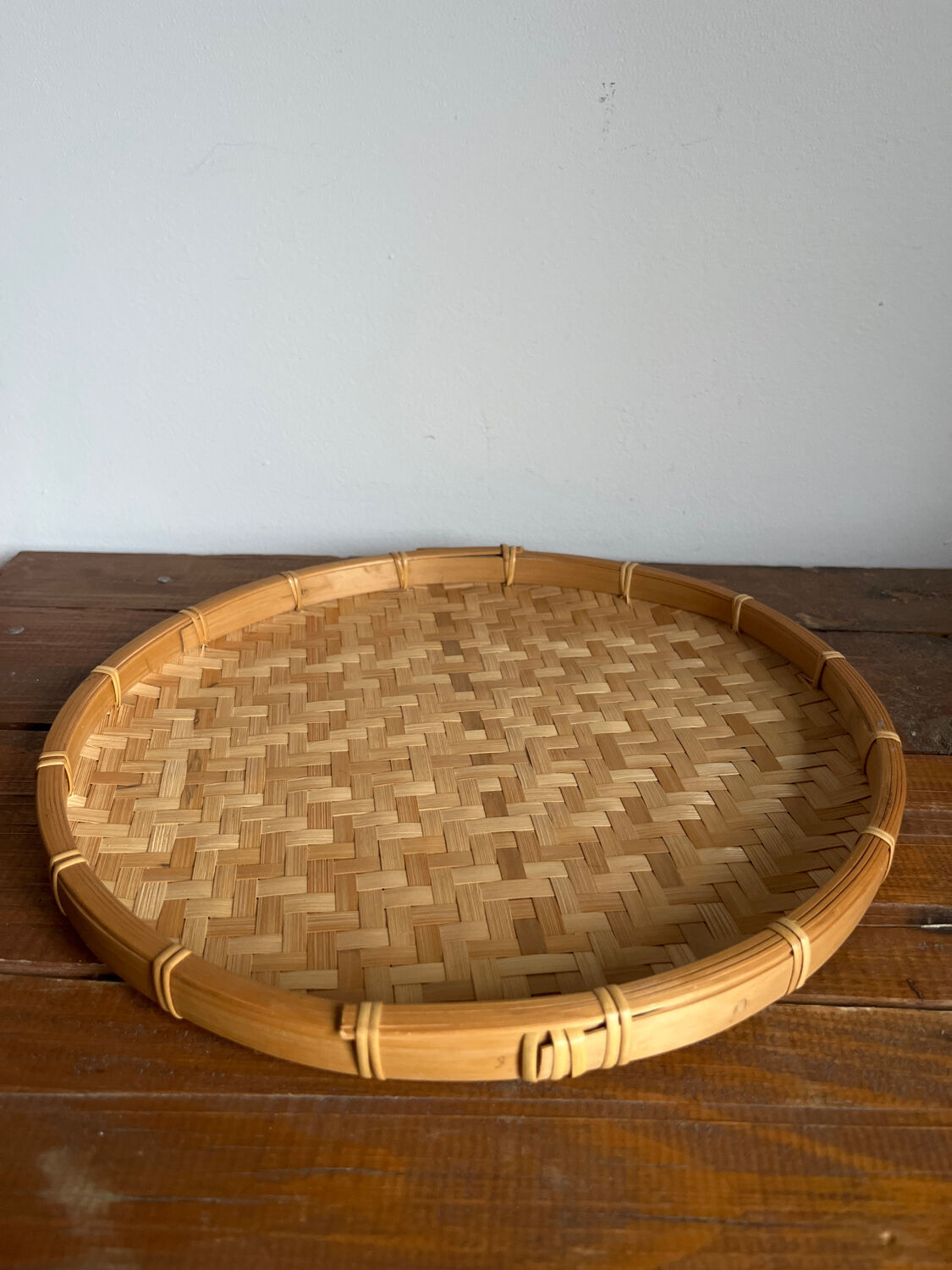 Rattan tray