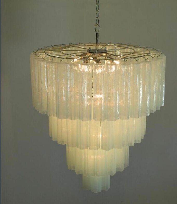 Large Murano 70s chandelier