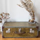 Antique suitcase - vintage travel trunk