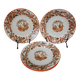 5 Saint-Amand earthenware dessert plates with Chinese decoration